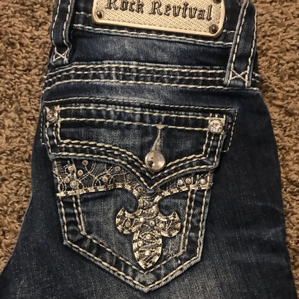 Rock Revival Berry Straight Size 23